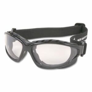 MCR Safety Swagger RP3 Safety Glasses - Clear Polycarbonate Lens, Black Frame, Anti-Fog - 1 Pair