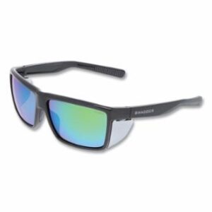 MCR Safety Swagger SR2 Safety Glasses - Green Mirror Lens, Charcoal Frame, Polycarbonate, Duramass Hard Coat - 12-Count Pack