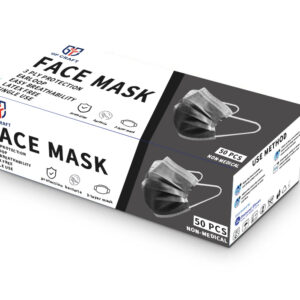 Disposable Black Facemask