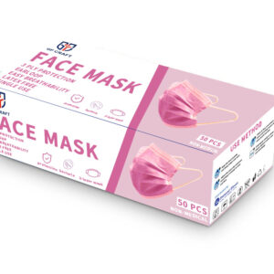 Disposable Pink Facemask