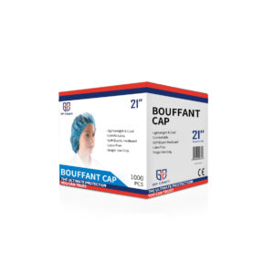 21 in Blue Bouffant Caps - 1000 pcs