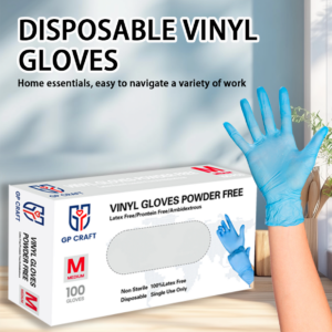 Disposable Blue Vinyl Gloves