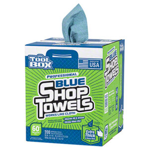 Sellars® TOOLBOX® Box of Professional Blue Shop Towels - 10" x 11"