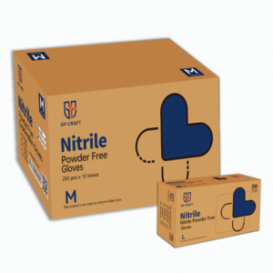 Disposable Blue 3.5-4 mil Nitrile Exam Gloves