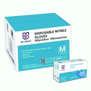 Disposable Blue 4 mil Nitrile Exam Gloves