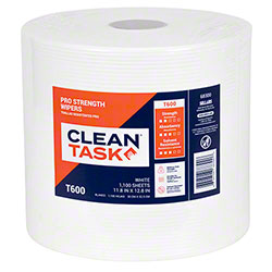 Sellars® CLEAN TASK® Pro Strength T600 Jumbo Roll Wiper - 11.8" x 12.8", White