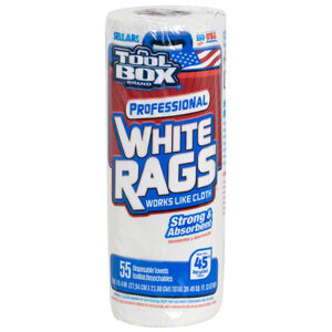 Sellars® TOOLBOX® Single Roll White Rag - 9" x 11"